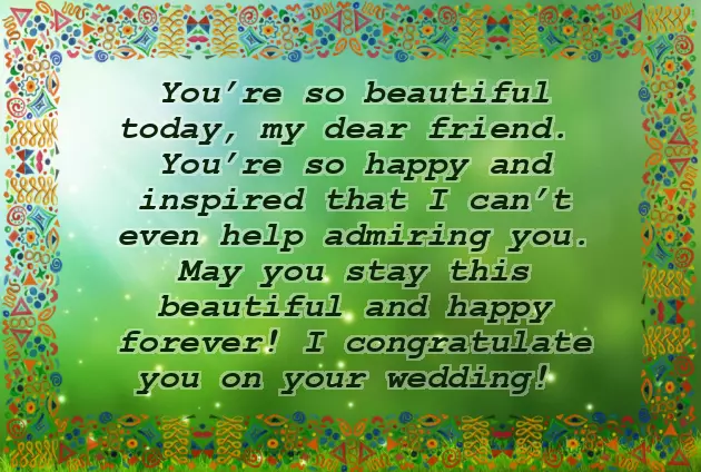 Marriage Congratulations Marriage Congratulations