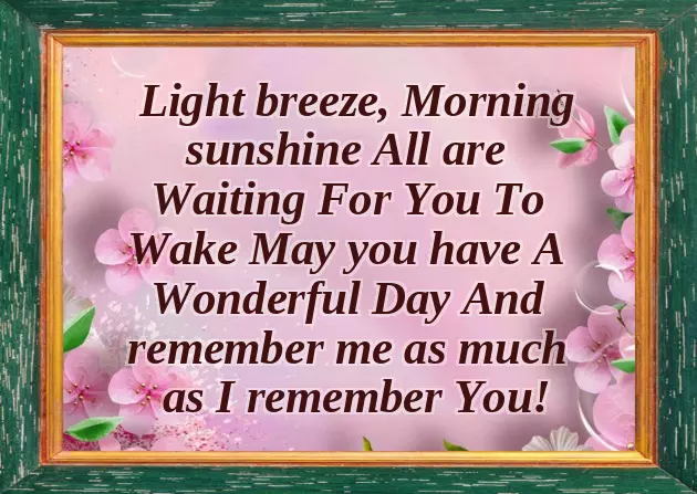 Good Morning Msg For Gf In English Good Morning Msg For Gf In English