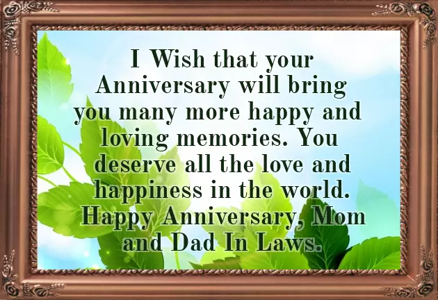 Happy Anniversary To My Mother And Father In Law Happy Anniversary To My Mother And Father In Law