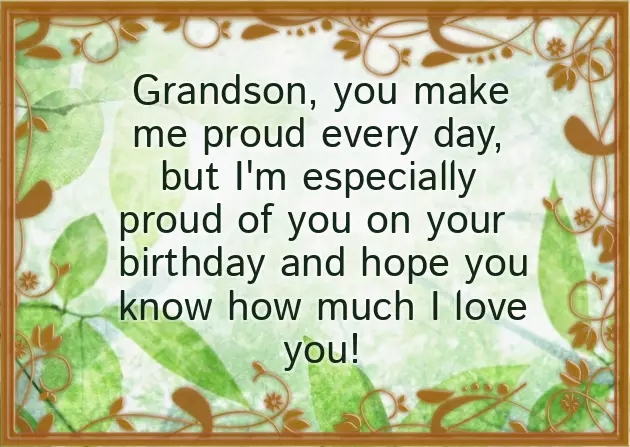 Happy 4Th Birthday Grandson Quotes