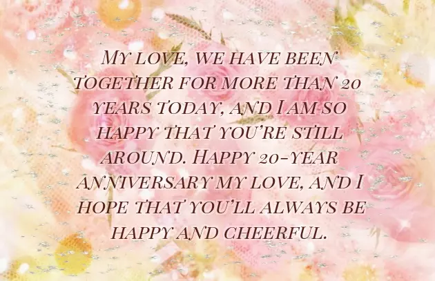 20 Years Of Togetherness Quotes 20 Years Of Togetherness Quotes