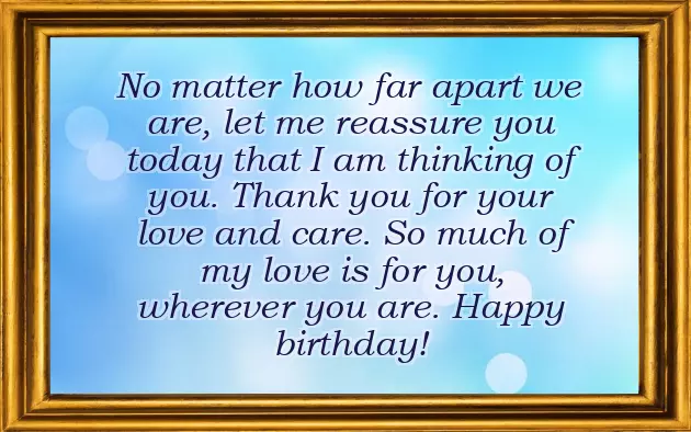 Birthday Quotes For Long Distance Relationship Birthday Quotes For Long Distance Relationship