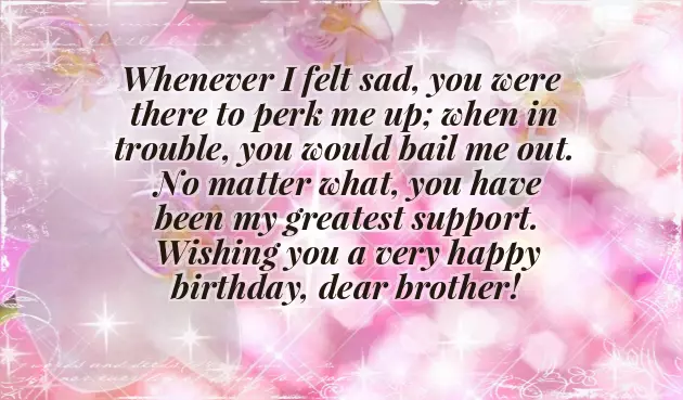 Thought For Brother Birthday