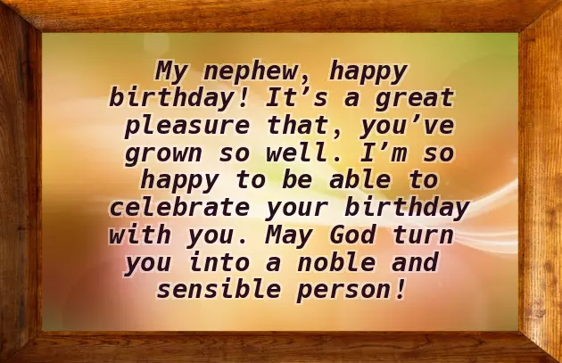 Short Birthday Quotes For Nephew