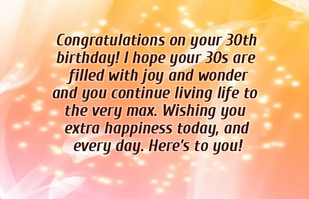 Happy 30Th Birthday Happy 30Th Birthday