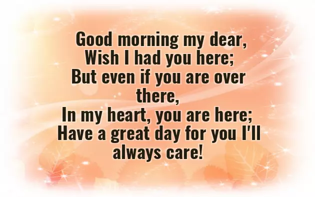 Morning Poem For Him Morning Poem For Him