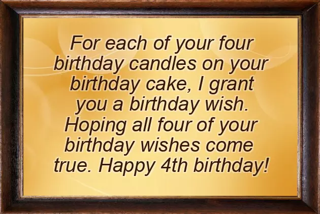 Happy 4Th Birthday Grandson Quotes