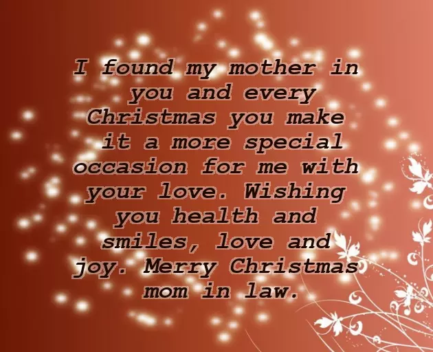 Merry Christmas Message To Mother In Law Merry Christmas Message To Mother In Law