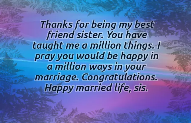 Congratulations For Your Sister Marriage Congratulations For Your Sister Marriage