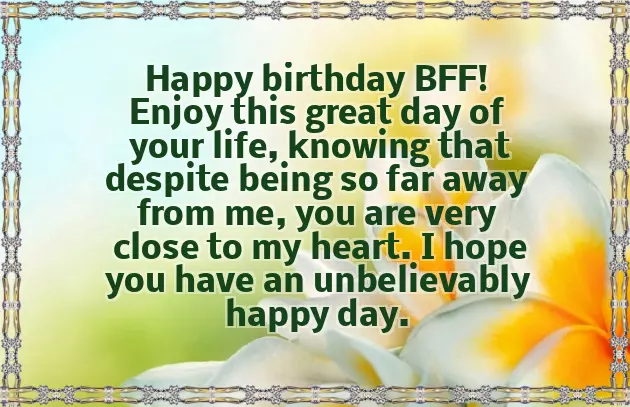 Best Friend Birthday