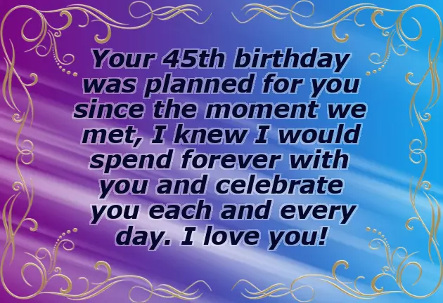 Happy 45Th Birthday Happy 45Th Birthday