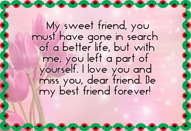 Friendship Day Wish To Girlfriend