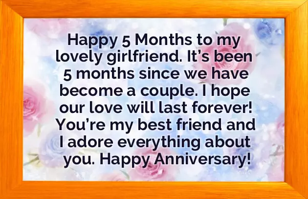 5 Month Anniversary 5 Month Anniversary