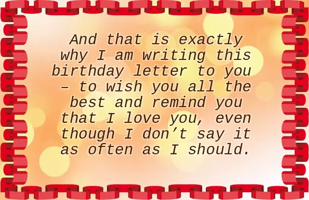 Meaningful Birthday Letter For Best Friend