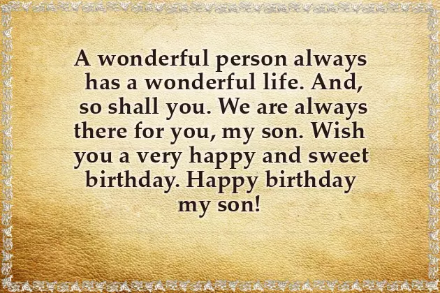 Birthday Wording Wishes