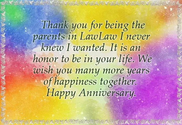 Wedding Anniversary Wishes For Parents In Law Wedding Anniversary Wishes For Parents In Law