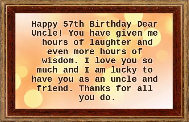 Funny 57Th Birthday Quotes