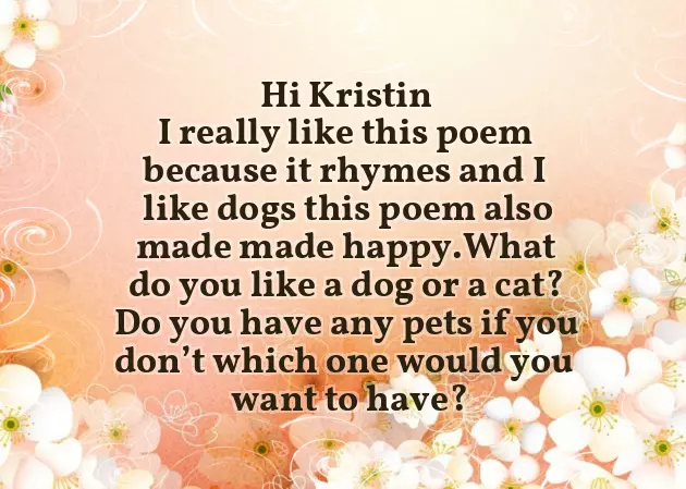 Dog Poems For Kids Dog Poems For Kids
