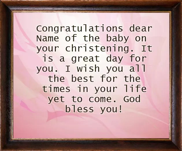 Baptism Wishes For Baby Girl Baptism Wishes For Baby Girl