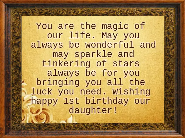 1St Birthday Wishes For Baby Girl From Father 1St Birthday Wishes For Baby Girl From Father
