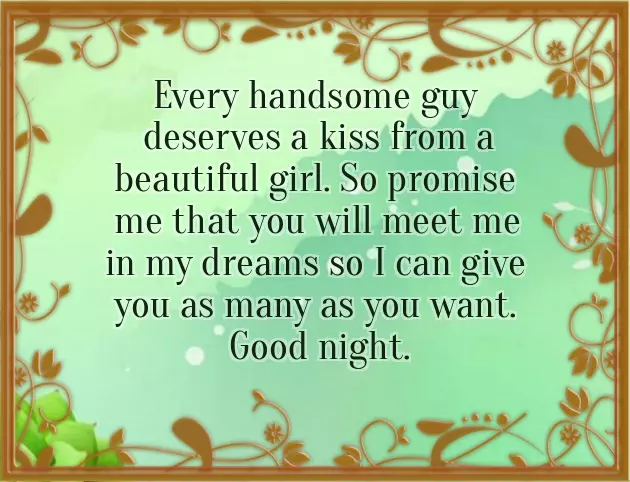 Wish Goodnight For Boyfriend