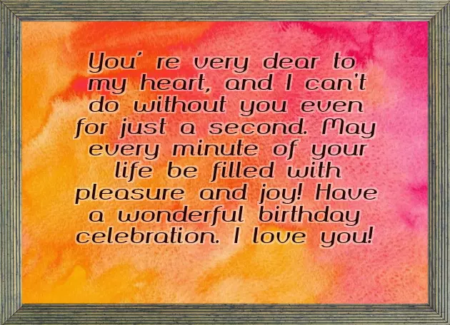 A Birthday Wish For Boyfriend