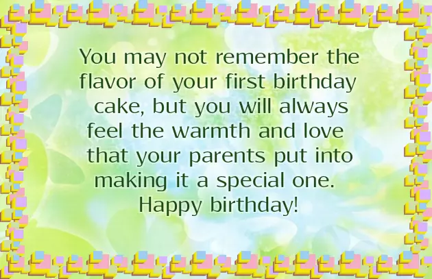 Happy Birthday 1 Girl Happy Birthday 1 Girl