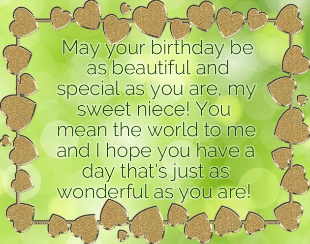 Happy Birthday To A Sweet Niece Happy Birthday To A Sweet Niece