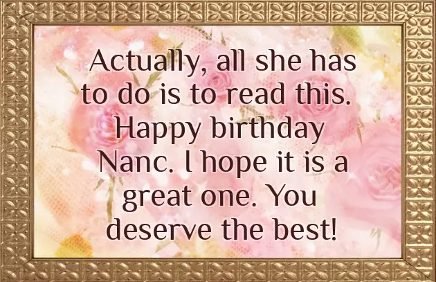 Happy Birthday Happy Birthday Nancy Happy Birthday Happy Birthday Nancy
