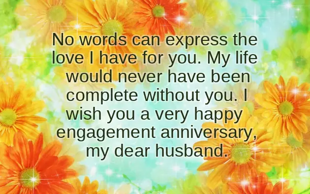 Happy Engagement Anniversary Hubby Happy Engagement Anniversary Hubby