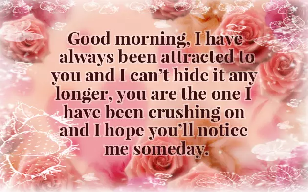 Morning Message To My Crush Morning Message To My Crush