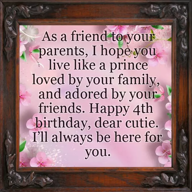 4Th Birthday Wishes For Boy 4Th Birthday Wishes For Boy