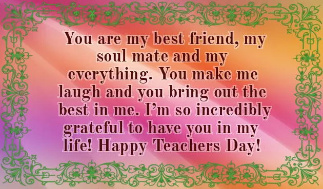 Happy Teachers Day My Love Happy Teachers Day My Love