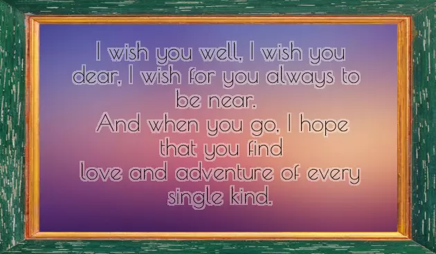 We Wish You Well We Wish You Well