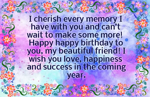 Birthday Wishes For A Close Female Friend Birthday Wishes For A Close Female Friend