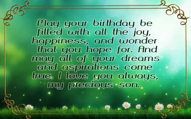 Happy Birthday To My Baby Son Happy Birthday To My Baby Son